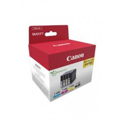 Canon PGI-2500 BK/C/M/Y Multipack - 4-pack - black, yellow, cyan, magenta - original - ink tank - for MAXIFY iB4050, iB4150, MB5150, MB5155, MB5350, MB5450